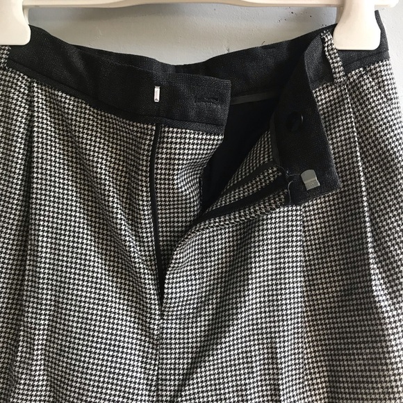 gingham high waisted trousers - Picture 8 of 16